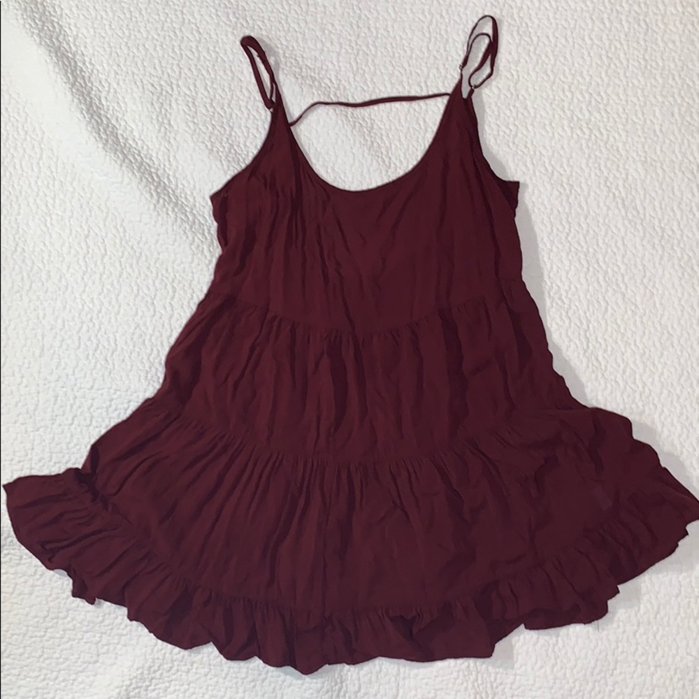 Burgundy tank top